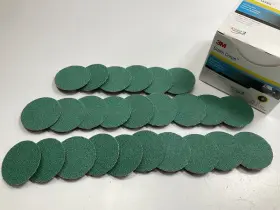 01396-25 3m 01396 Green Corps Roloc Disc 2 In 50 Grit Abrasive Sanding Discs