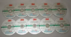 01988 3m Box Of 50 General Purpose Cut-off Wheels 3 Inch X1/6 X3/8 New