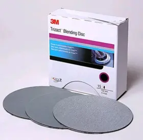 02091 3m 15ct Trizact Hookit 3 Inch Blending Hook And Loop Sanding Discs Grit P1000