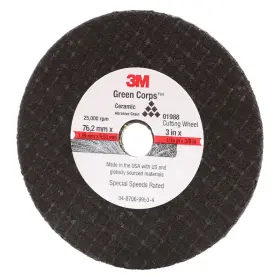 3m 051131019881 3 Inch X 1/16 3/8 Aluminum Oxide Type 41 Cut-off Wheel
