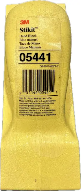 05441 3m 5441 Hand Block 7 In L X 2 W Psa Attachment Foam/rubber Qty 1