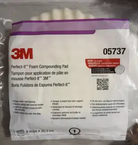 05737 3m Perfect-it White Foam Compounding Pad 8 Inch Dia Hookit 5737