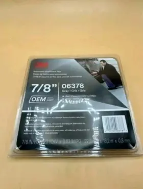 06378 3m Automotive 6378 Attachment Tape Gray 7/8 Inch X 20 Yds