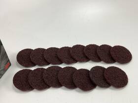 3m 07481-15 15 Discs - 07481 Scotch-brite Roloc 2 Inch Surface Conditioning Medium Grade Disc