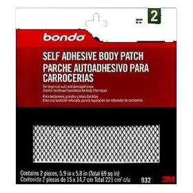 3m 076308009328 Bondo 12 Pieces Self Adhesive Body Patchs