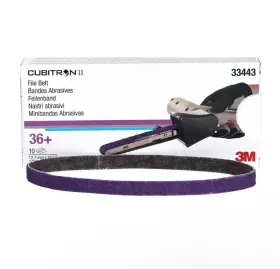 3m-33443 3m 33443 Cubitron Ii File Belt 1/2 Inch X 18 36 Grit 10 Per Box