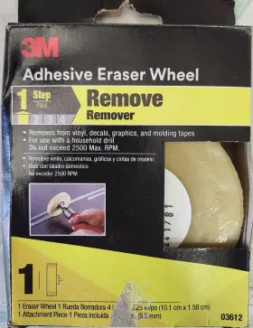 03612 3m 3612 Adhesive Eraser Wheel 4 Inch