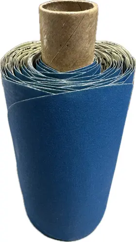 36271 3m 321u Series Abrasive Disc Roll 5 In Dia 320 Grit Psa Blue