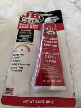 3m 37906 Jb Weld Exhaust System Sealant Crack Joint Seam Repair High Temp 3oz