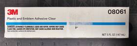 3m 534634 08061 Plastic And Emblem Clear Adhesive 8061 5 Oz. Quick Dry