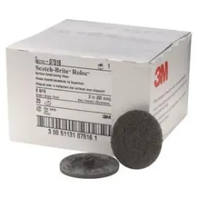 07516 3m 7516 Scotch-brite 2 Inch Roloc Surface Conditioning Discs Box Of 25