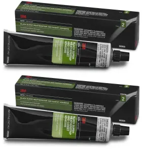 08008 3m 76576 Super Black Weather-strip And Gasket Adhesive Two 5 Oz. Tubes