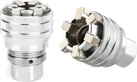 230703 Abruga Upgraded Adjustable Universal Socket Wrench Manual Silver