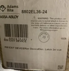 8802el36-24 Adams Rite Electromechanical Exit Bar Open Box