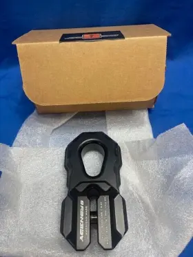 Agency 6 813318025418 Bws-blk Billet Winch Shackle Black 19 000lbs - New In Box