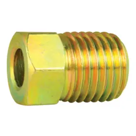 Blf-12 Ags Tube Fitting - Steel Nut 3/16 3/8-24 Inverted 10/bag