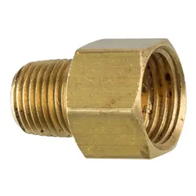 Blf-68b Ags Company Brass Connector Female 1/2 20 Inverted Male 1/8 27