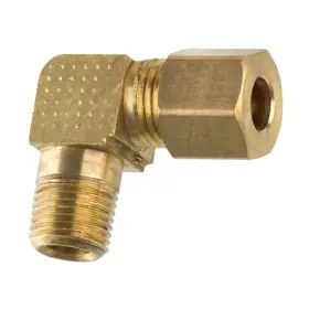 Cf-29b Ags Company Brass Elbow Compression Connector 1/4 Tube Male 1/8 27