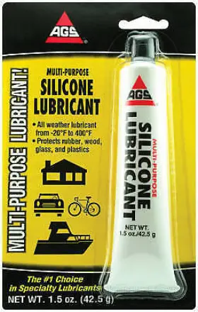 Sg-2h Ags Company Automotive Solutions 077146065132 12 Pack 1.5-oz. Silicone Glide Lubricant