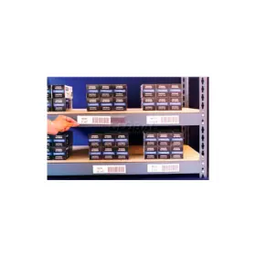 Aigner Index Inc 659900415119 M-51 Magnetic Label Holder 6 Inch W X 2 H 12 Pcs/pkg