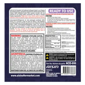 Ace-010 Aisin Oe Formulated Engine Coolant / Antifreeze