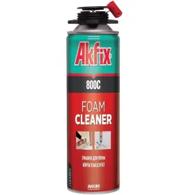 Fomclnr12oz Akfix 800c Insulation Spray Foam Gun Cleaner - Great Sealant Remover 1 Pack