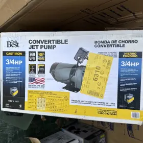 429619 All-source Jhu07 3/4 Hp Cast Iron Water Conventional Well Jet Pump Do It Best