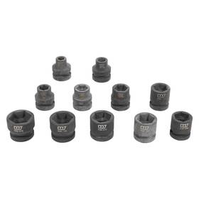 All Trade Ma42011s M7 1/2 Inch Drive Impact Socket Set Stubby 11-piece With 6-point Head Sae