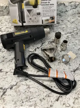 836717 Alltrade Tradespro 1500 Watt Heat Gun Heatgun With 4 Nozzle Adapters