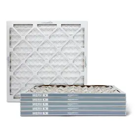 Amazon 840324427165 Basics Merv 5 Ac Furnace Air Filter 20x20x1 Inches Pack Of 6 Actual