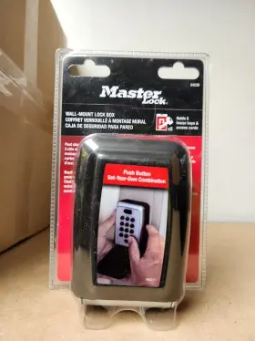 470-5423d American Lock 5423d Masterlock Resettable Combo Push Button Wall Mount Box