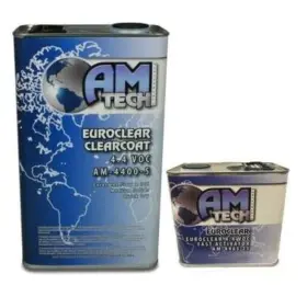 Am-4400-5 Amtech Am4400 4.4 Voc Euroclear European Technology Clearcoat Kit/w Slow Activator