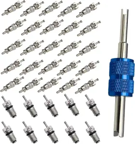 4333087971 Aracey Air Conditioning Valve Core A/c R12 R134a Refrigeration Golden Silvery