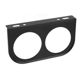 Aramoxc2rbypve5s-11 Aramox 2 Hole Gauge Panel 1/16 Inch 52mm Universal Metal Car Meter Black