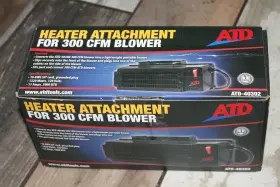 Atd-40302 Atd Tools 40302 Indoor Outdoor Heater Attachment 300 Cfm Air Blowers