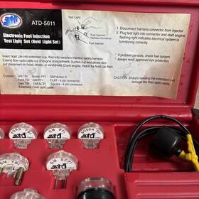 Atd Tools Atd-5611 10 Pc Mood Light Set Kit Used With Case