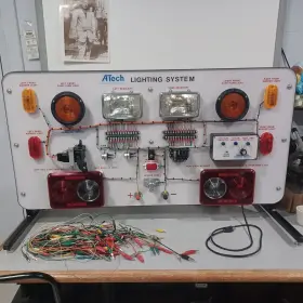 821f Atech Training Inc. Lighting System Trainer Faulted Model Tested Complete