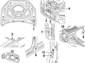 Audi 8y0-010-502-bk Genuine Tire Information Label
