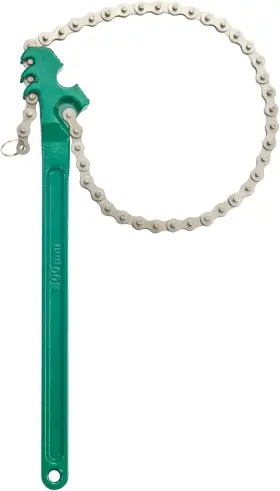 Auprex 601549819407 16 Inch Sturdy Adjustable Heavy Duty Ratcheting Chain Oil Green