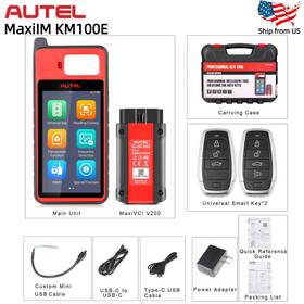 Autel Hksk384-b Maxiim Km100e Universal Key Generator Kit Transponder Read Write Clone