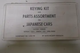 A-00-103 Auto Security Products Keying Kit And Parts Assortment For Japanese Cars