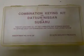 A-16-100 Auto Security Products Keying Kit For 1970-1989 Datsun/nissan And Subaru