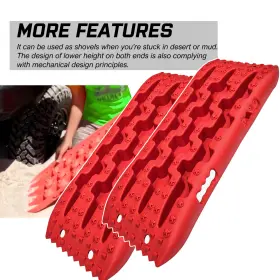 12g061515 Autoxbert 10t Tracks Sand Recovery Mud Snow Off Road Traction Boards Mat Car Truck 4x4 4wd