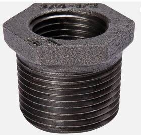 B&k 521-931hc B&k 1/2 Inch X 1/4 Hexagon Black Iron Bushing