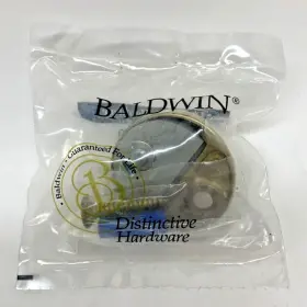 4000.030 Baldwin 4000030 Floor Type Half Dome Door Bumper Polished Brass - Lacq