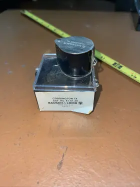 816128 Bausch & Lomb Vintage And Coddington 7x Jeweler Magnifier Loupe In Box N8827