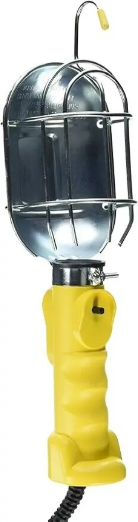 Bayco 017398101325 Sl-425a Incandescent Work Light With Metal Guard And Single Outlet