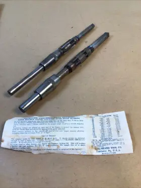 915-1 Beard 13/16 2 Pilot Reamers And 13/16-7/8 Some Surface Rust From Sitting