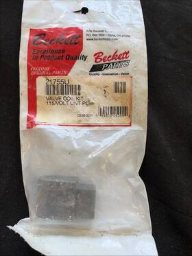 Beckett 21755u Valve Coil Kit