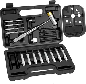 Yfgj1009a Bestnule Punch Set Pin Punches Tool Roll With Bench Block